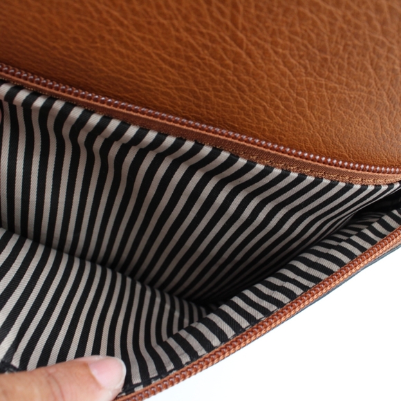 SevenDays Lifestyle & Dreams Brown Vegan Leather Backpack - Picture 7 of 11